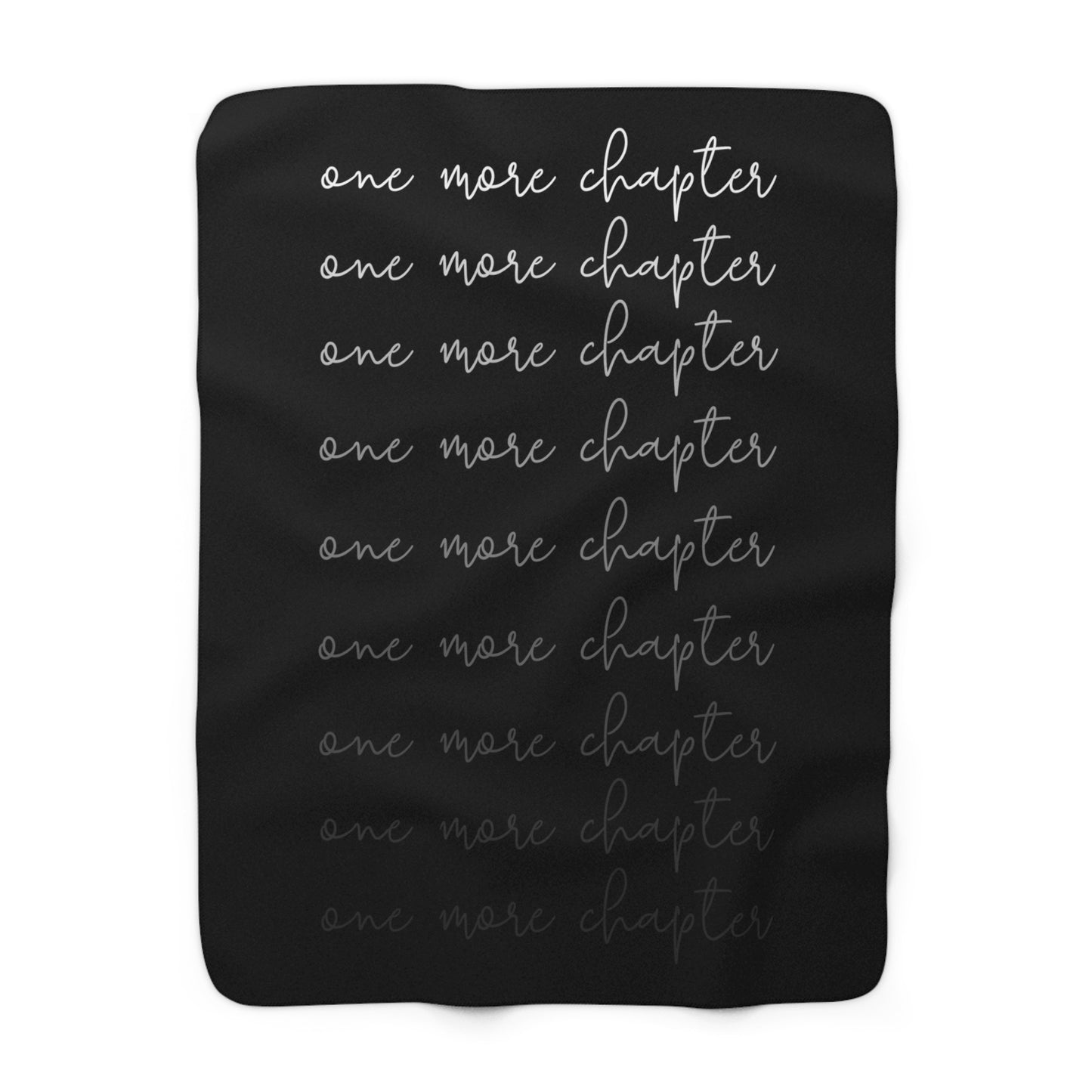 One More Chapter Sherpa Fleece Blanket