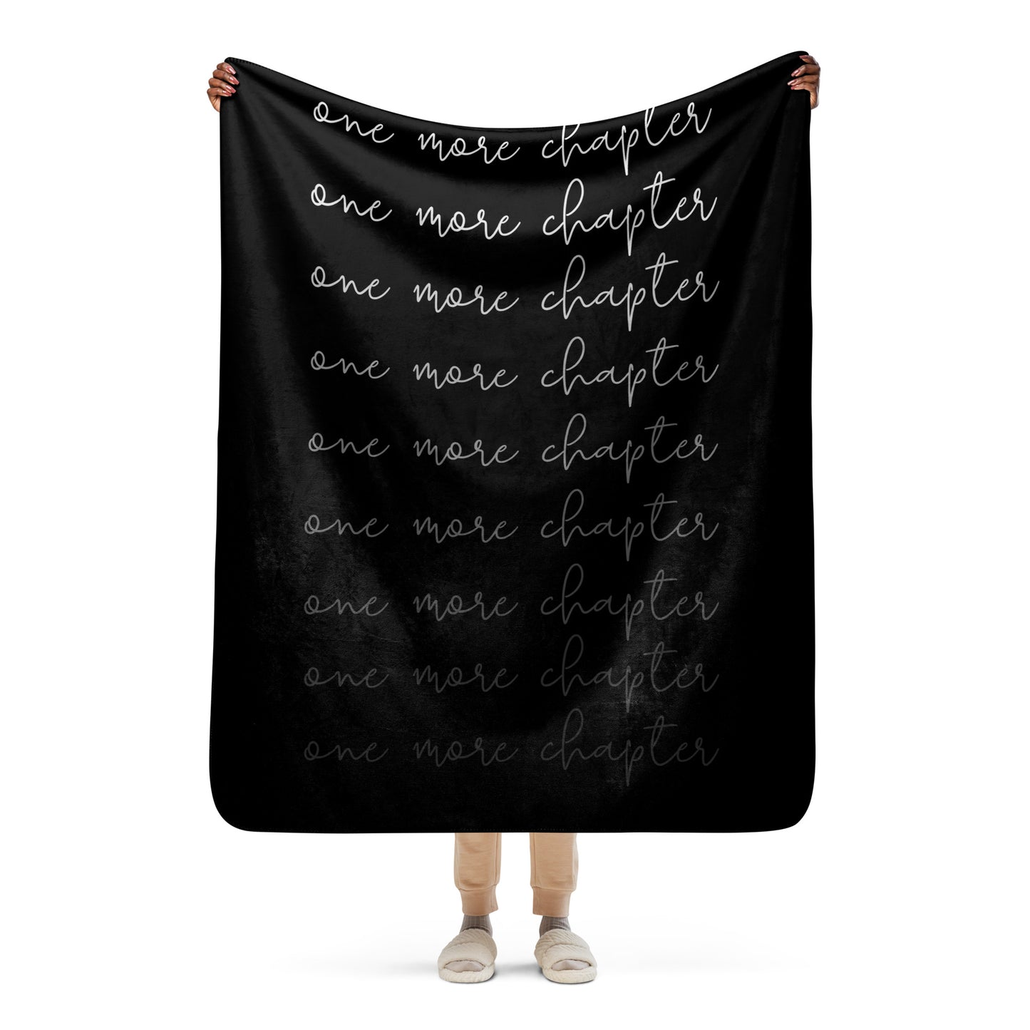 One More Chapter Sherpa Fleece Blanket