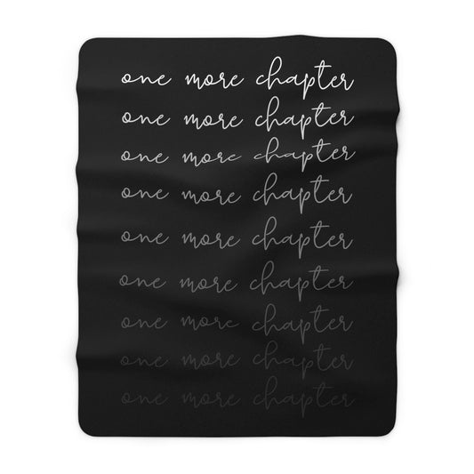 One More Chapter Sherpa Fleece Blanket