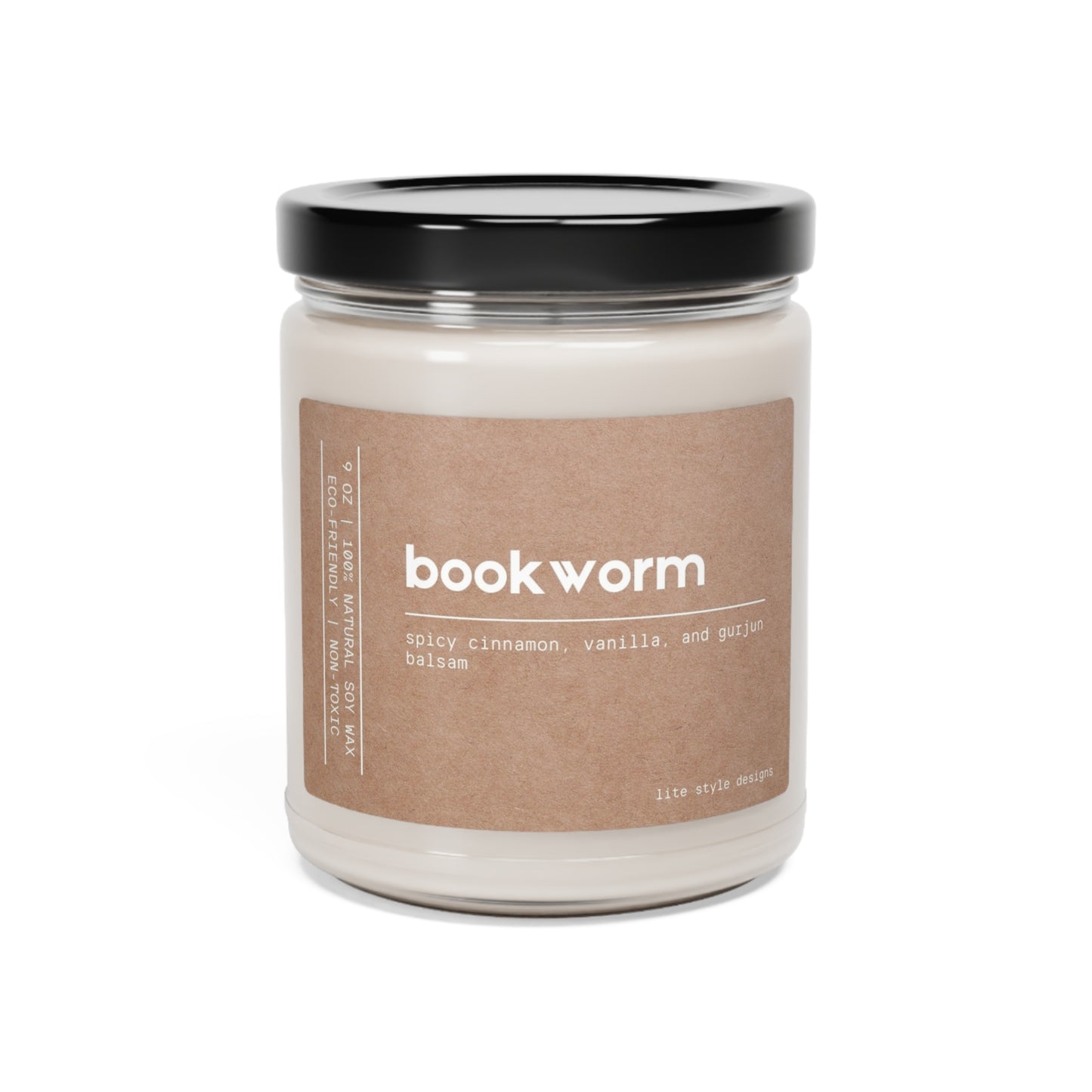 Bookworm Scented Soy Candle