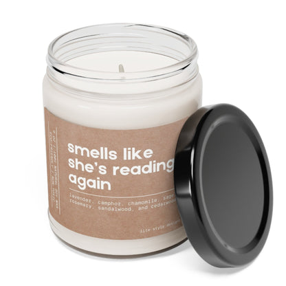 Smells Like She's Reading Again Scented Soy Candle