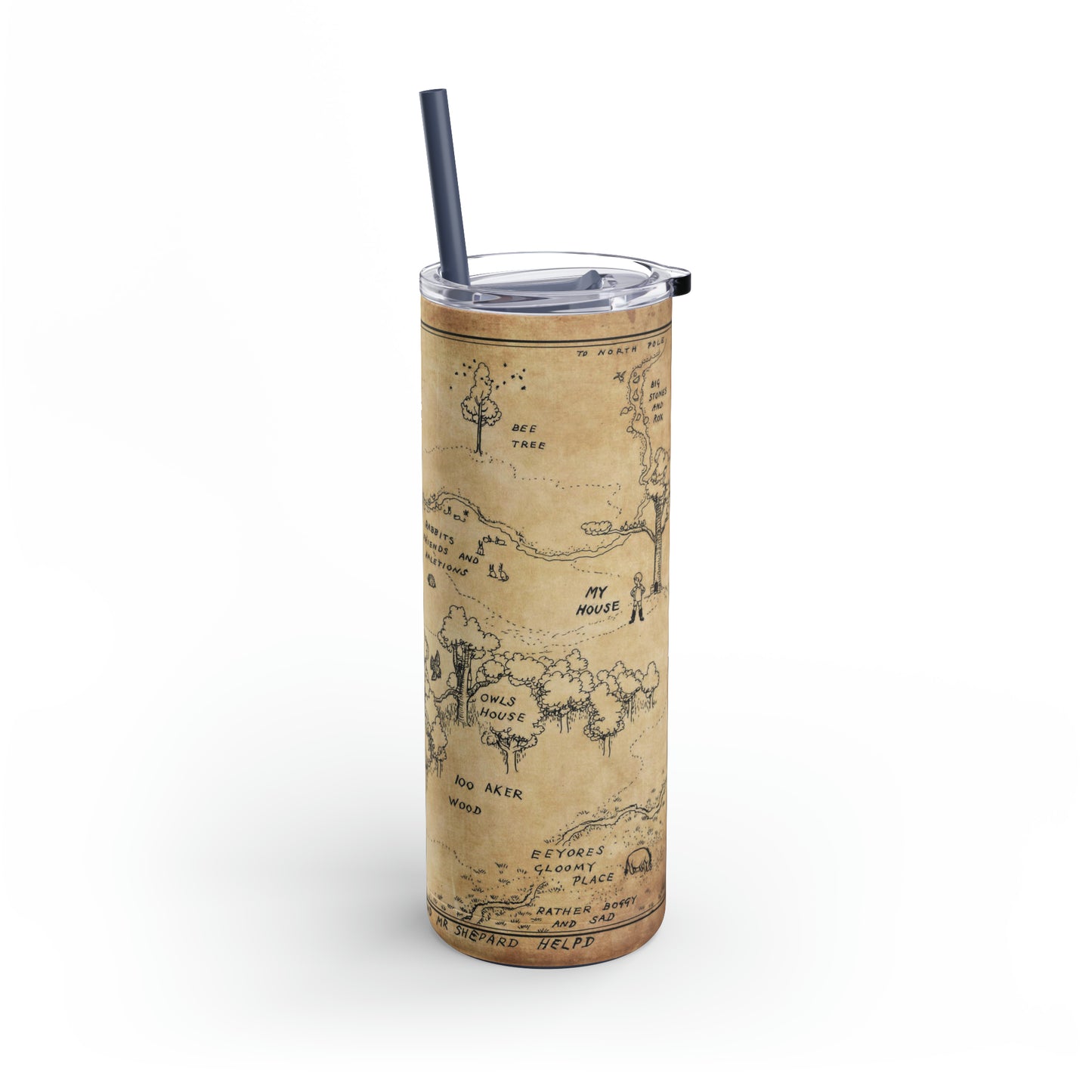 Vintage Winnie-The-Pooh the Hundred Acre Woods Tumbler