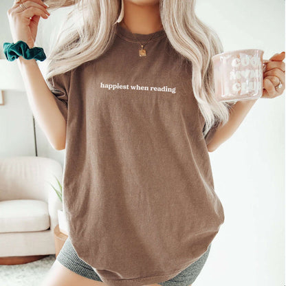 Happiest When Reading T-shirt