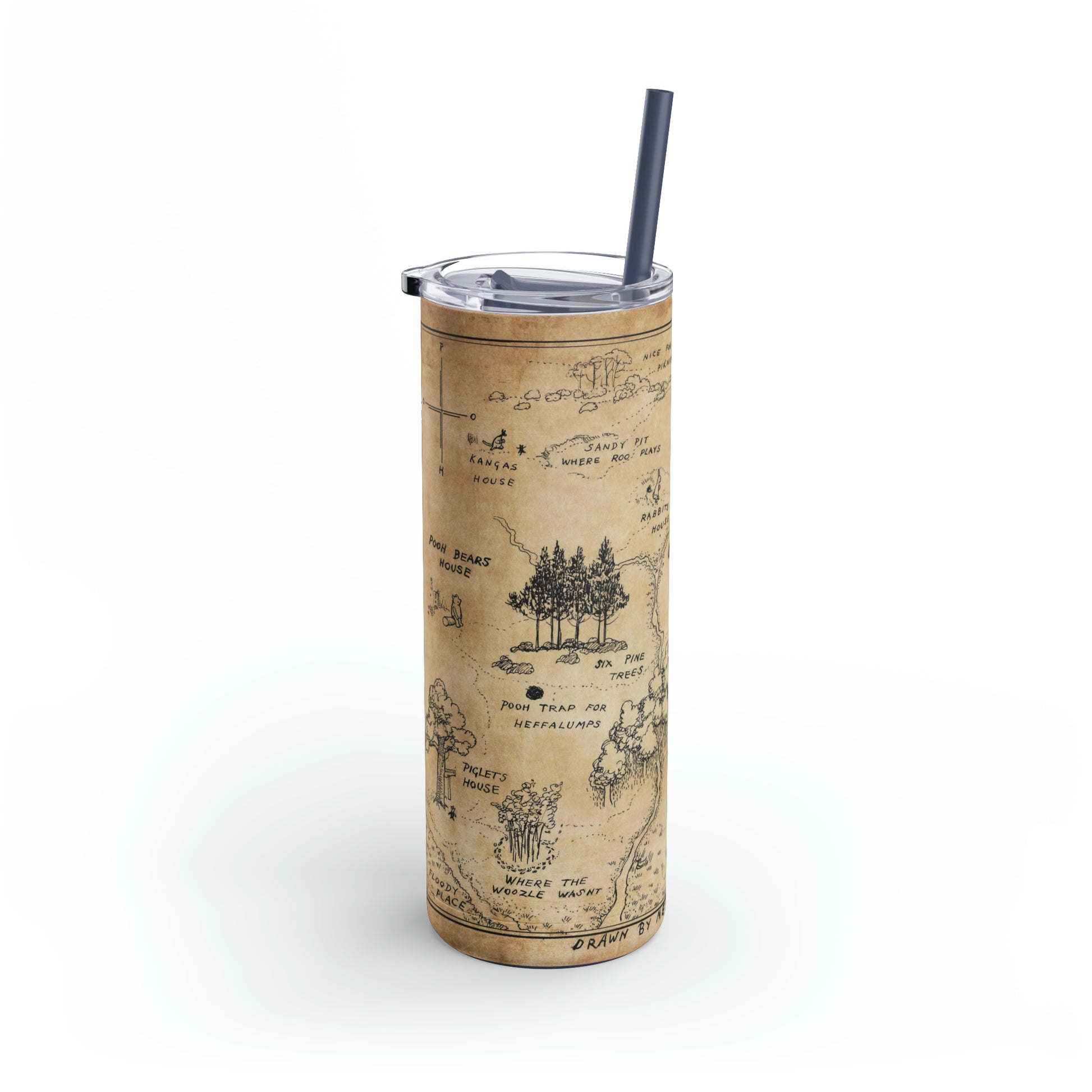 Vintage Winnie-The-Pooh the Hundred Acre Woods Tumbler