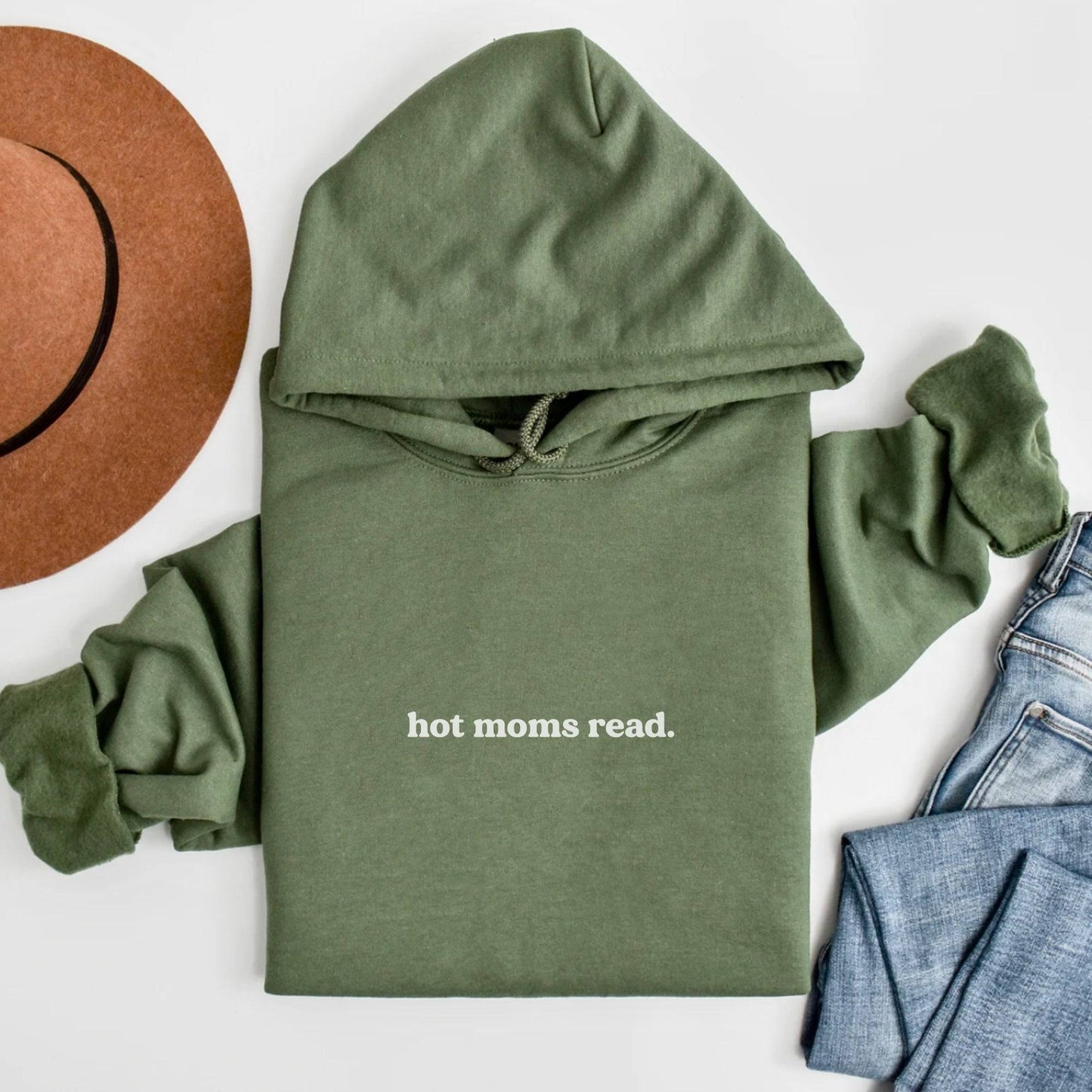 Hot Moms Read Hoodie