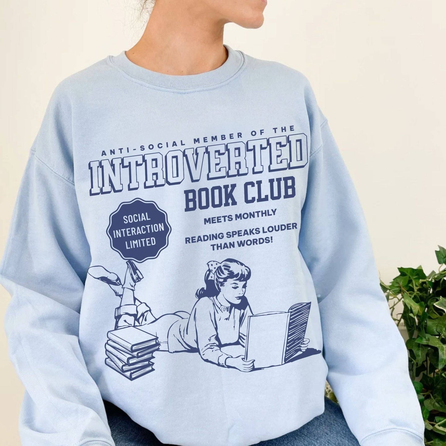 Introverted Book Club Sweatshirt