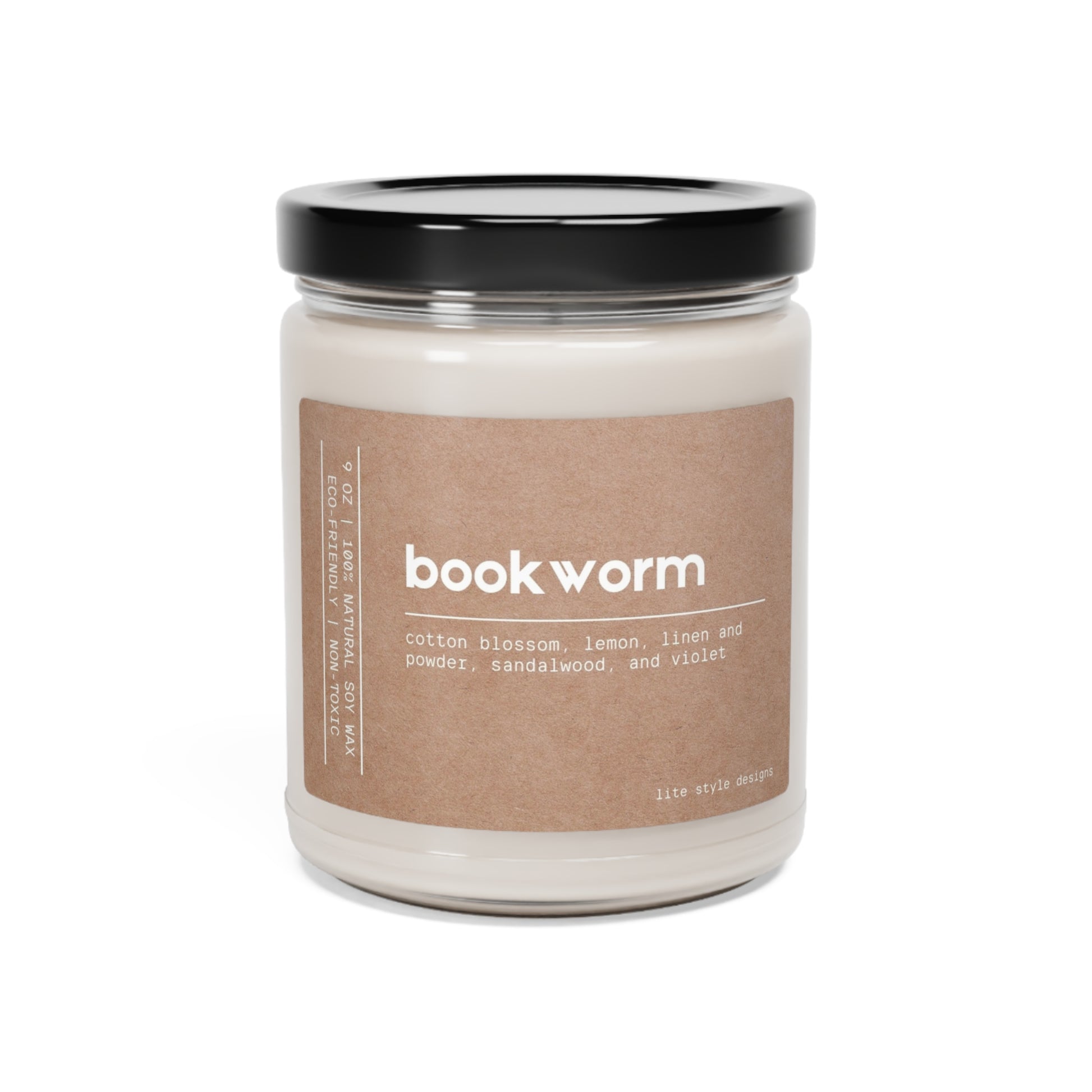 Bookworm Scented Soy Candle