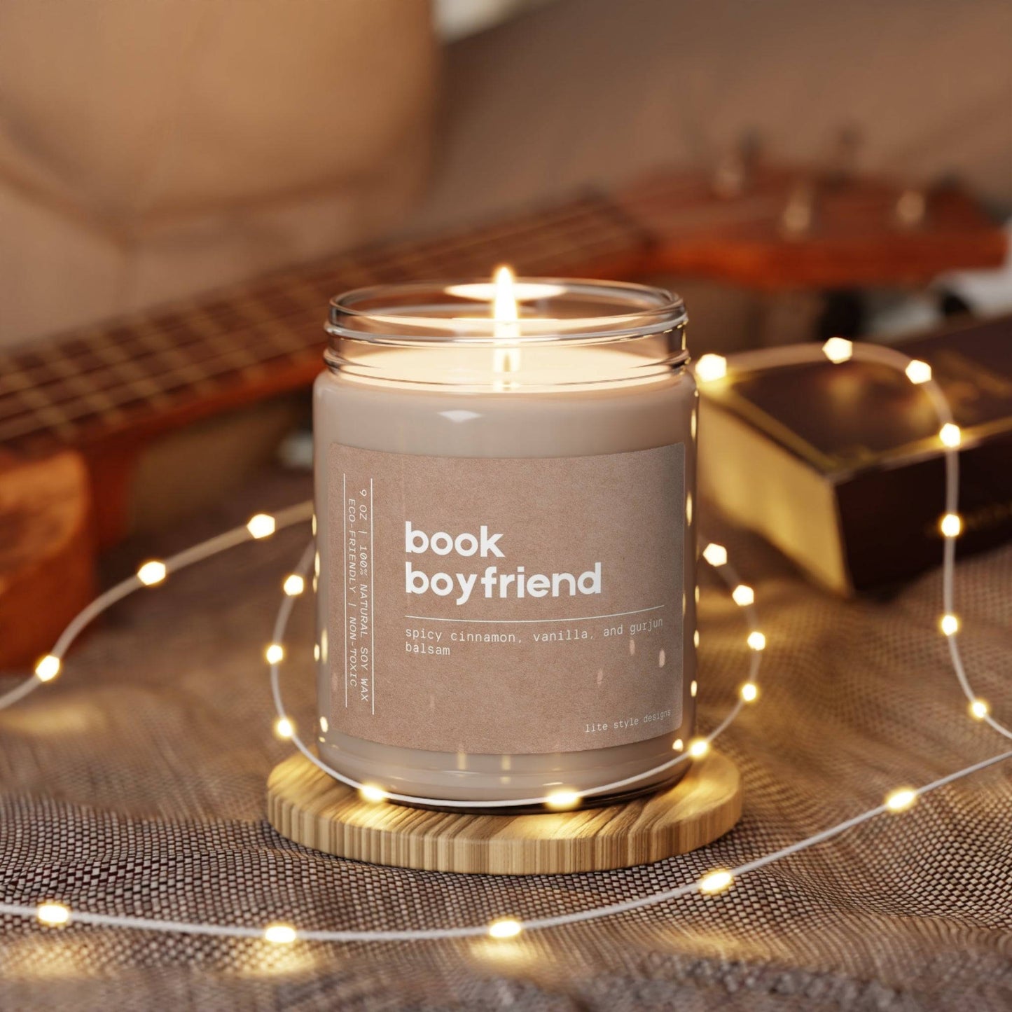 Book Boyfriend Scented Soy Candle