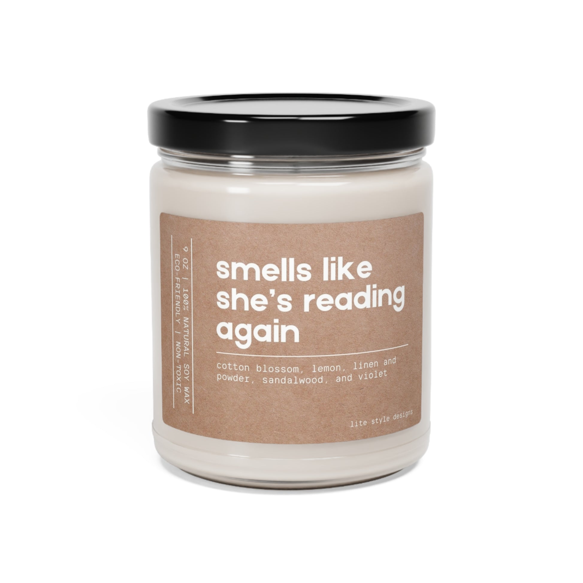 Smells Like She's Reading Again Scented Soy Candle