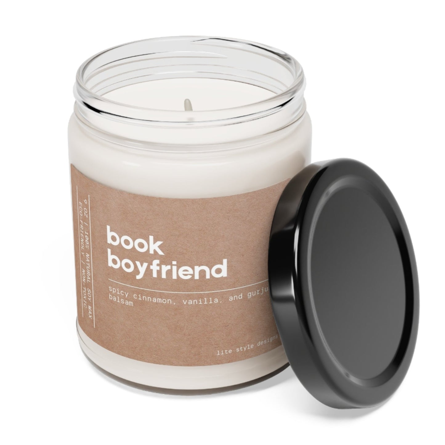 Book Boyfriend Scented Soy Candle