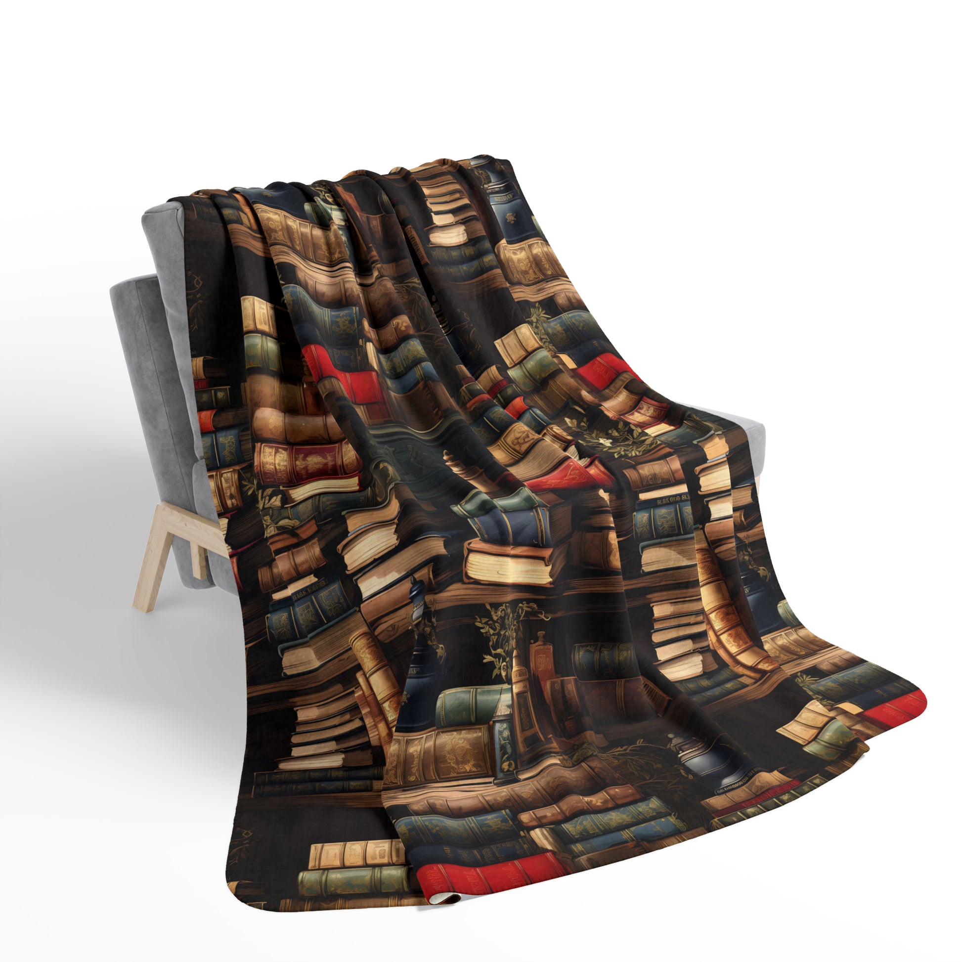 Vintage Books Sherpa Fleece Blanket