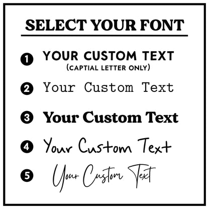 Your Custom Text T-shirt