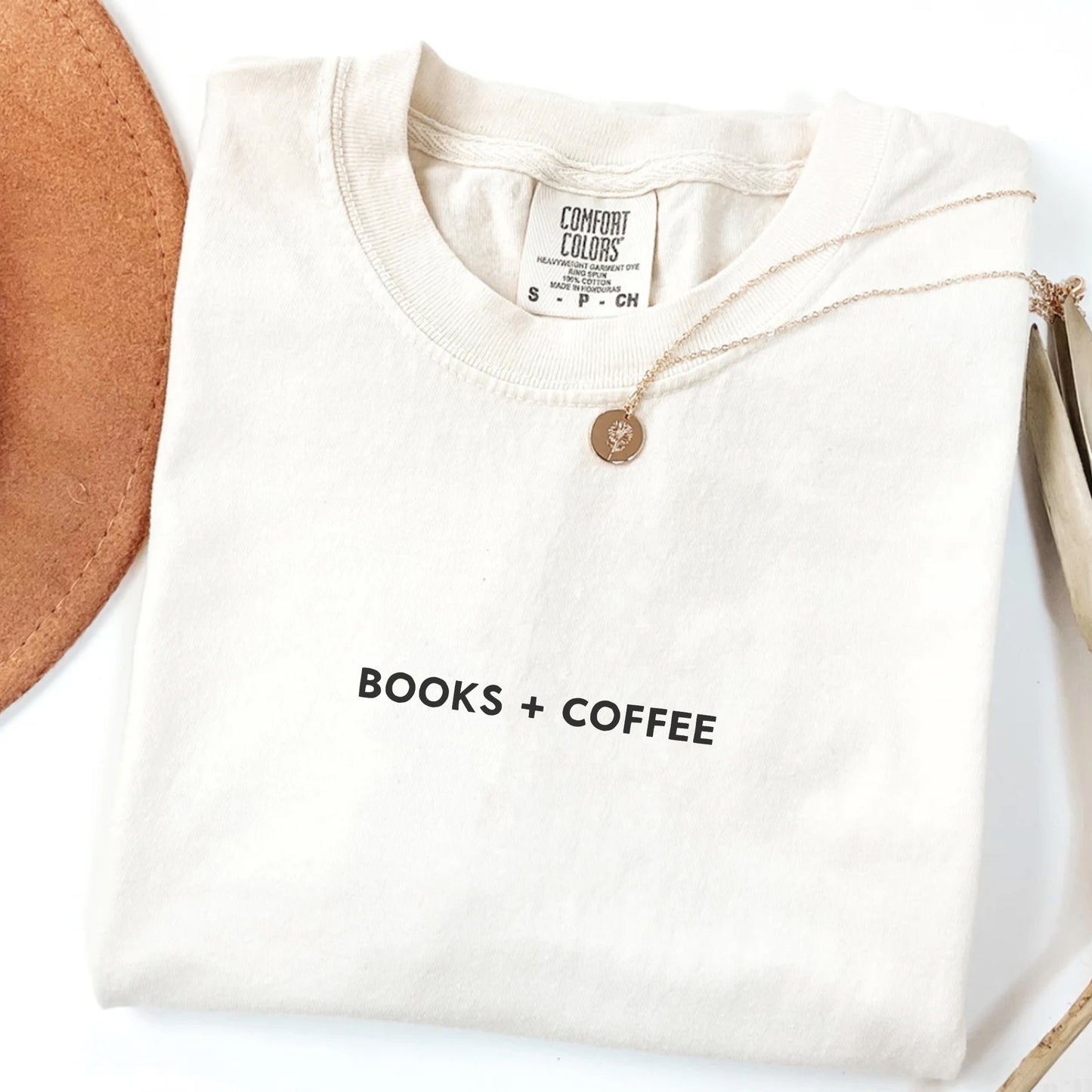 Books + Coffee T-shirt