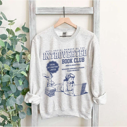 Introverted Book Club Sweatshirt