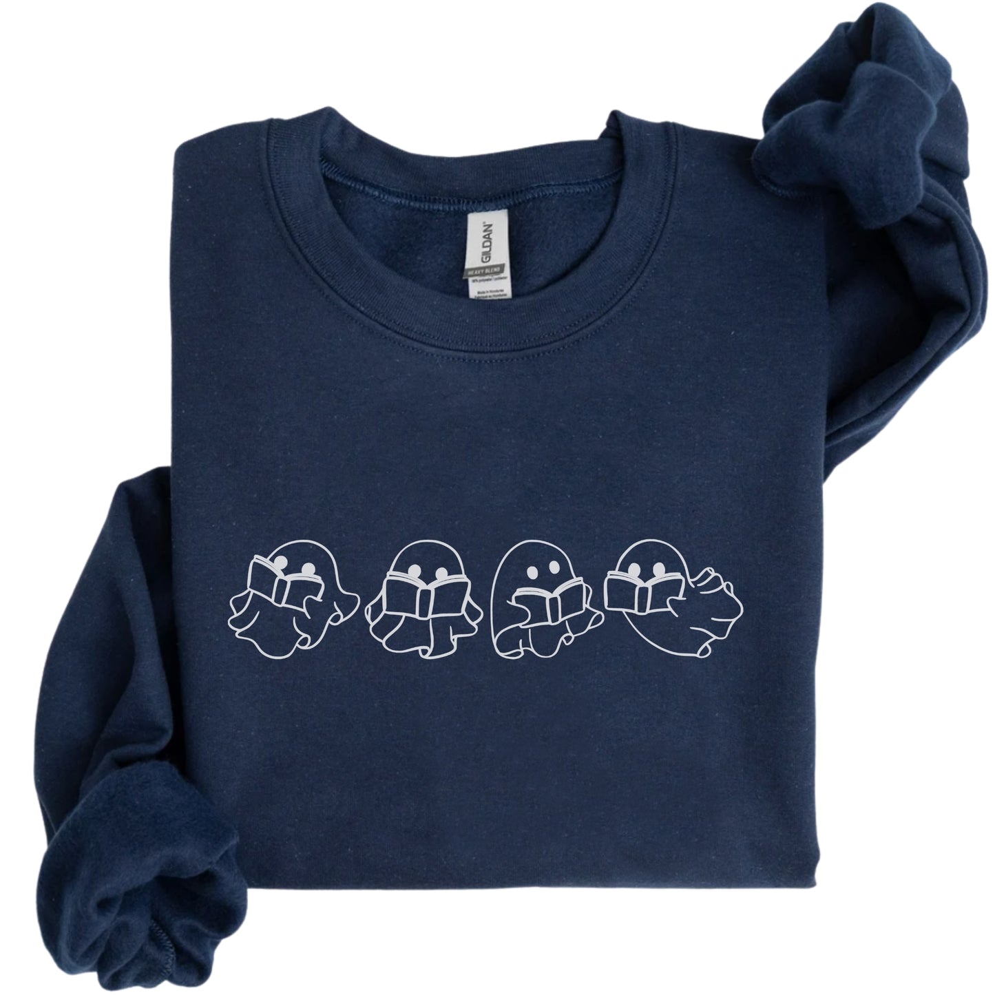 Ghost Read More Books Sweatshirt