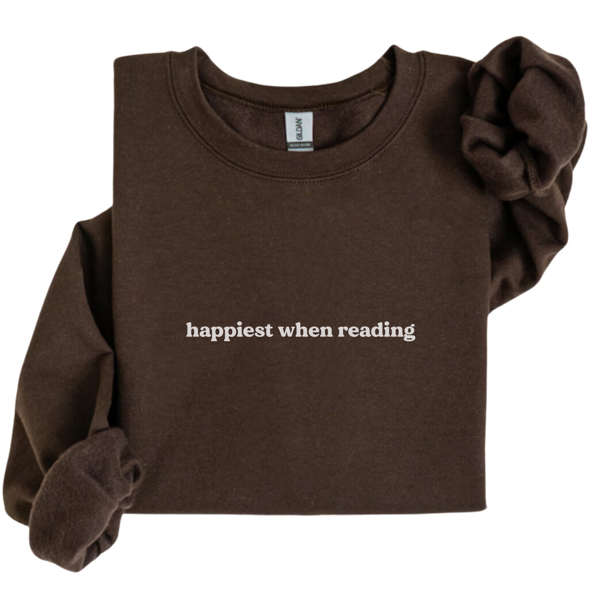 Happiest When Reading Sweatshirt