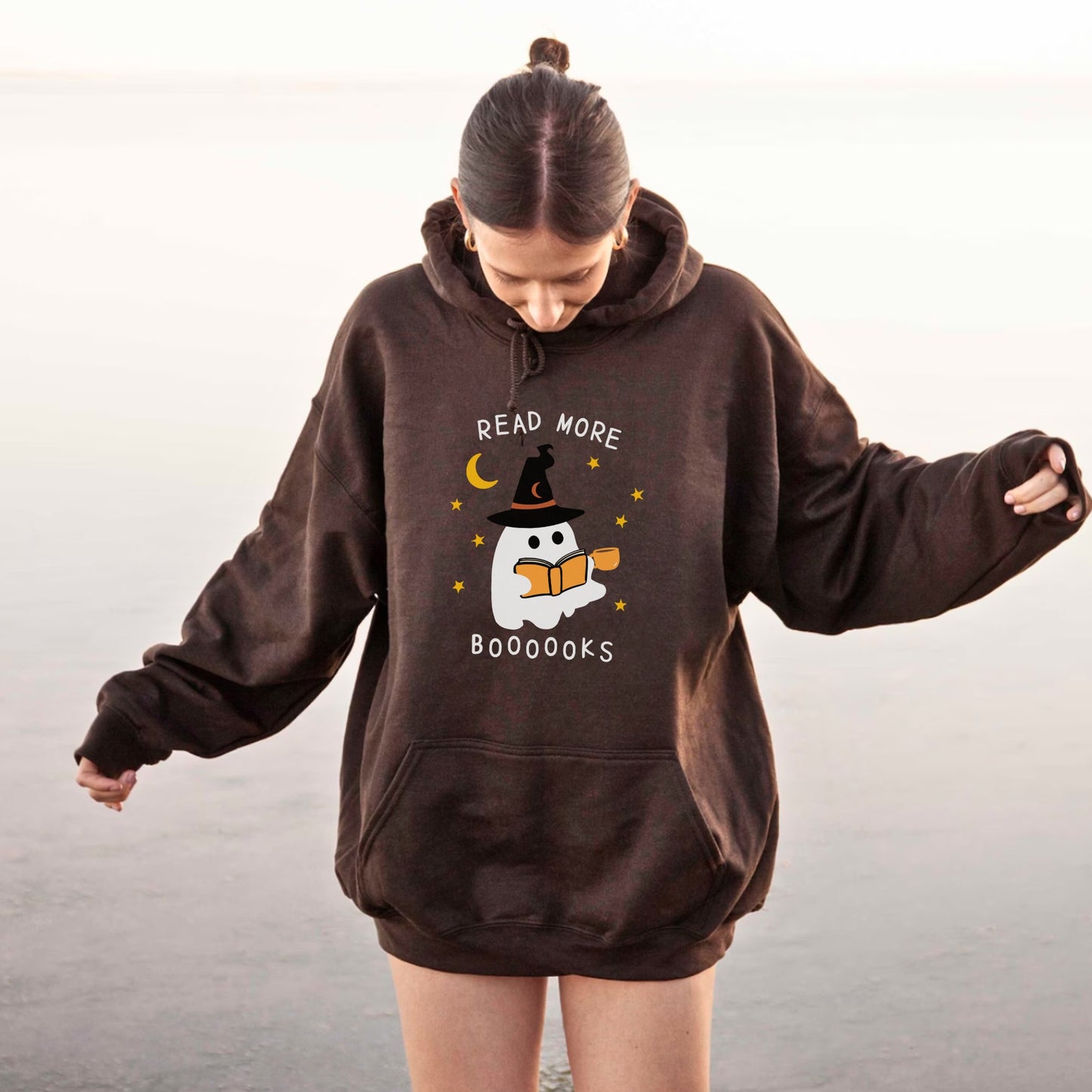 Ghost Read More Books Hoodie