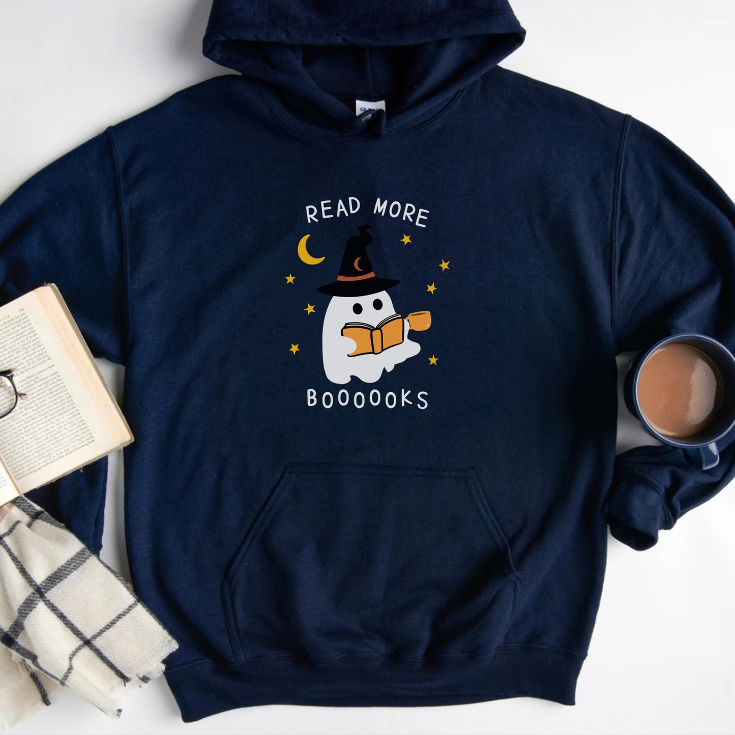 Ghost Read More Books Hoodie