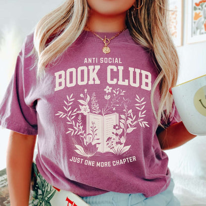 Anti Social Book Club T-shirt