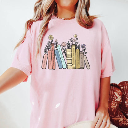 Custom Bookshelf T-shirt