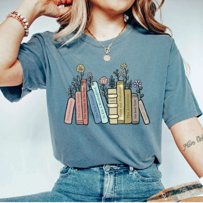 Custom Bookshelf T-shirt