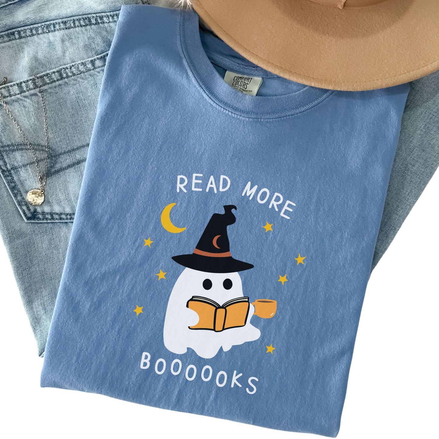 Ghost Read More Books T-shirt
