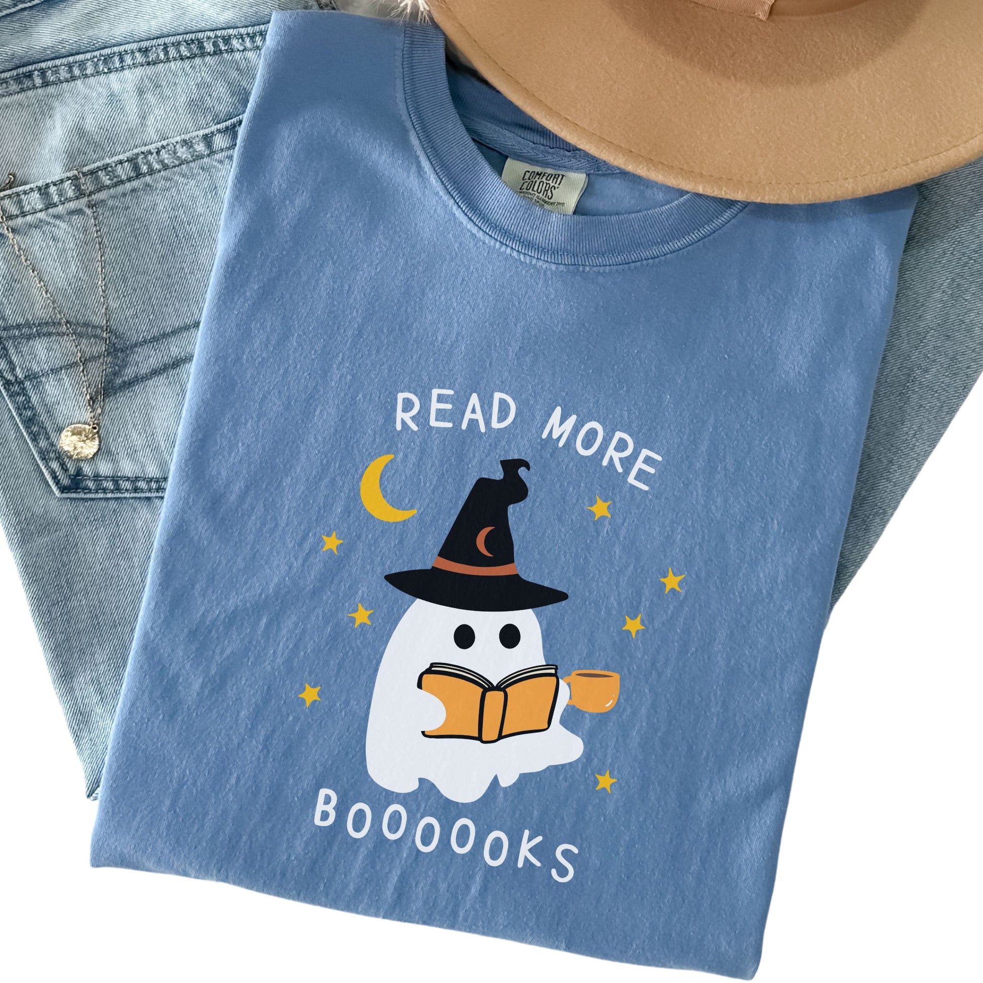 Ghost Read More Books T-shirt