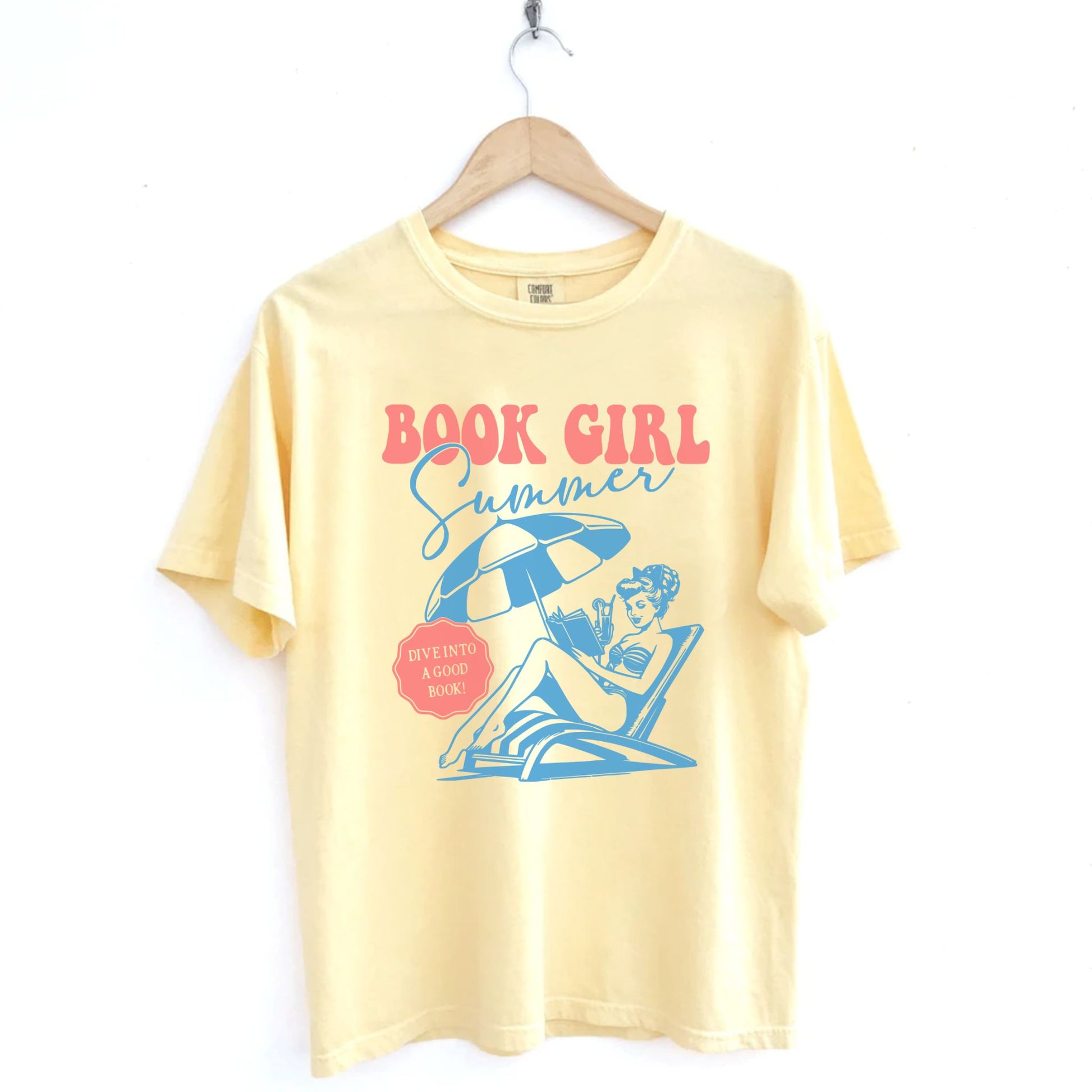 Book Girl Summer T-shirt