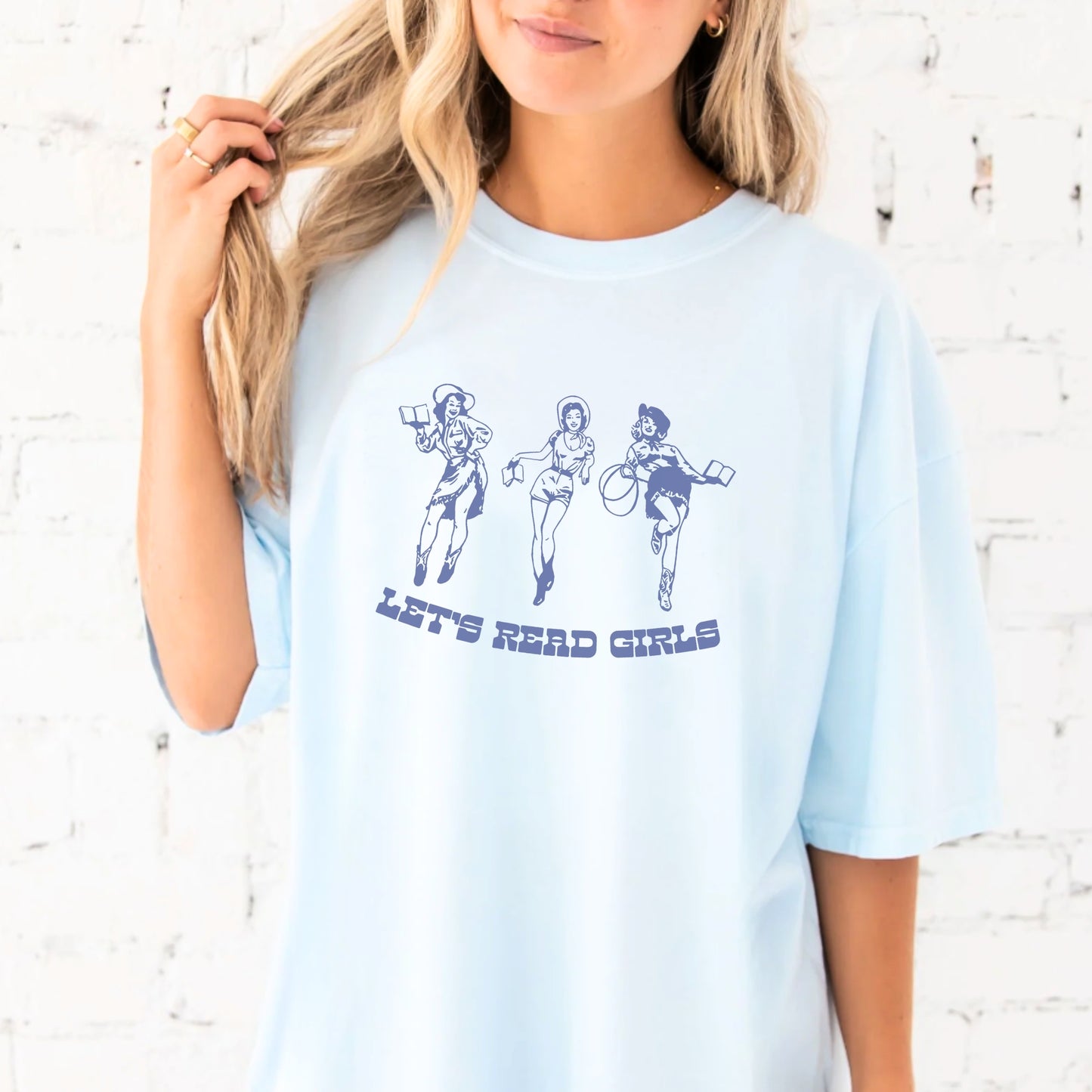 Retro Let's Read Girls T-shirt