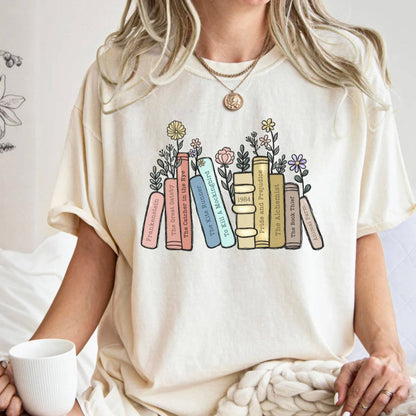 Custom Bookshelf T-shirt