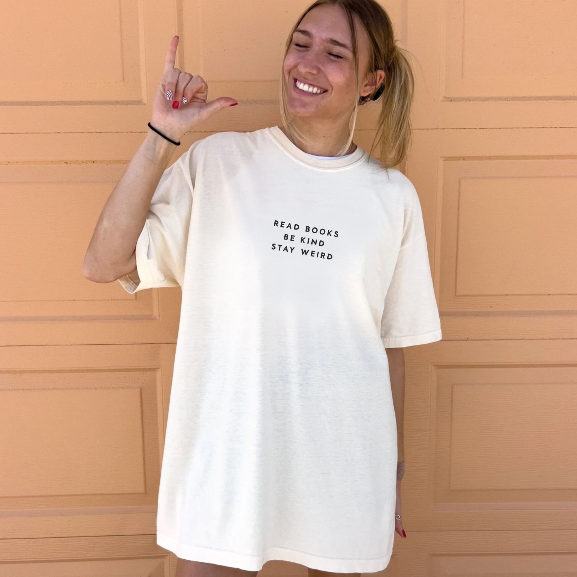 Read Books Be Kind Stay Weird T-shirt