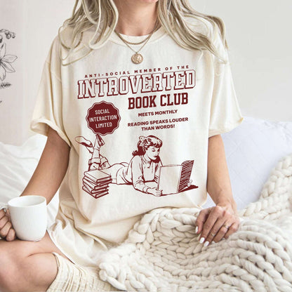 Introverted Book Club T-shirt