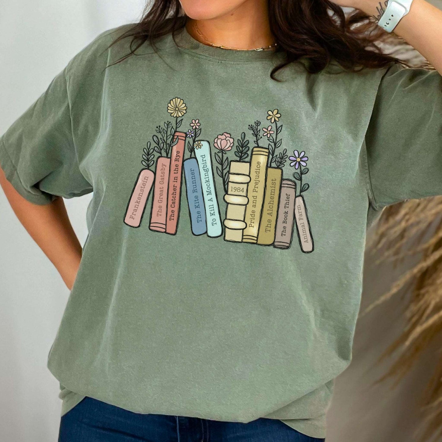 Custom Bookshelf T-shirt