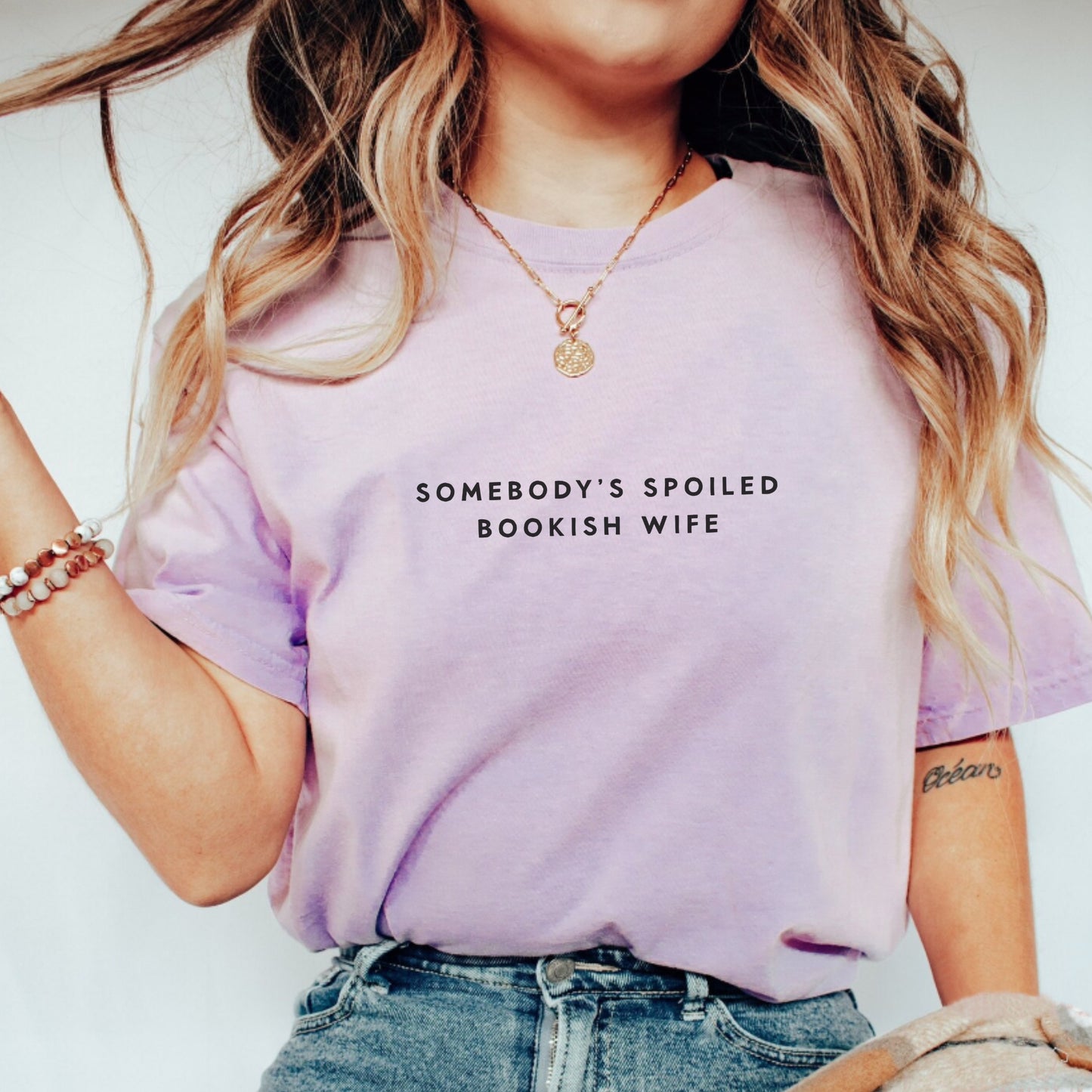 Somebody's Spoiled Bookish Wife T-shirt