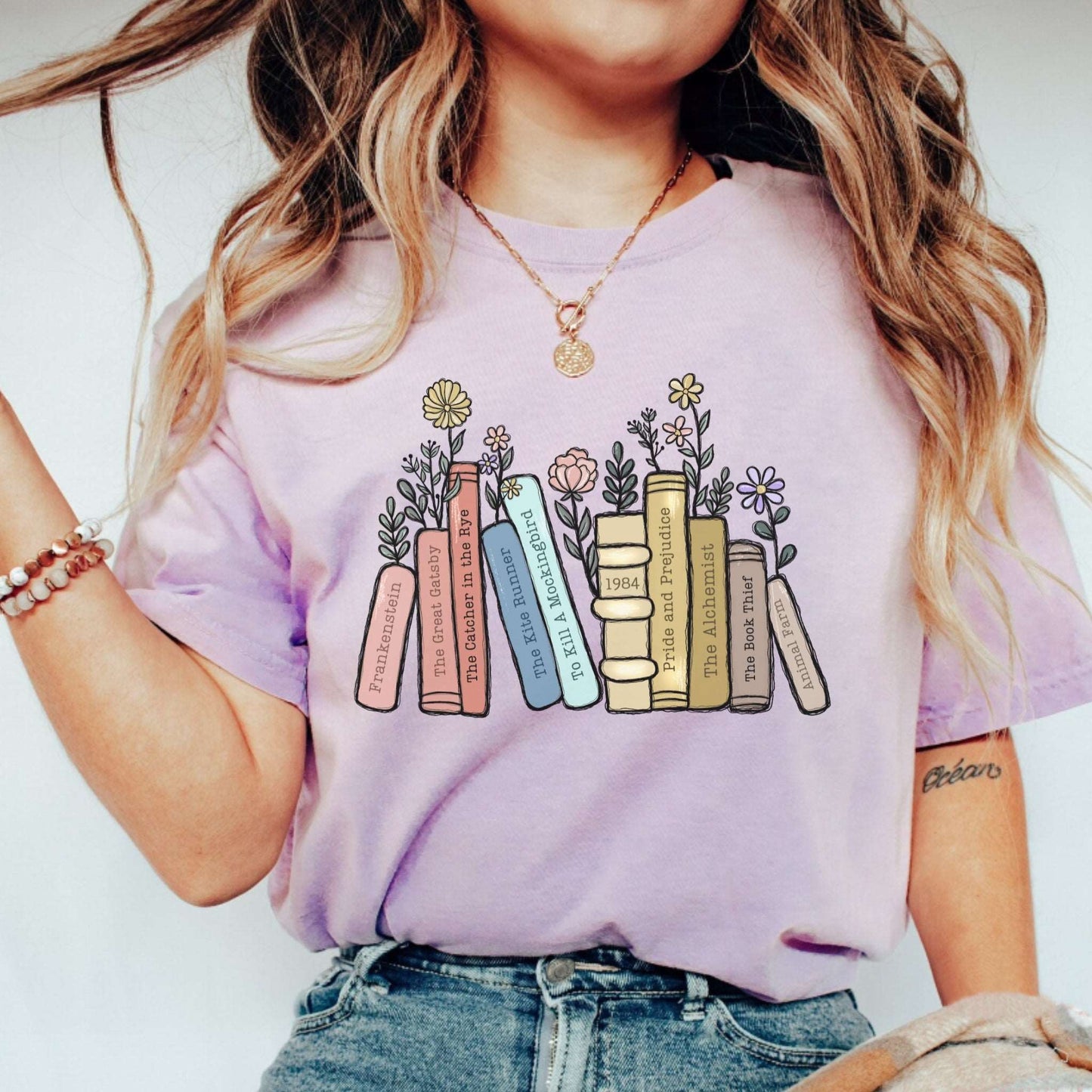 Custom Bookshelf T-shirt