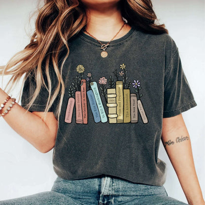 Custom Bookshelf T-shirt