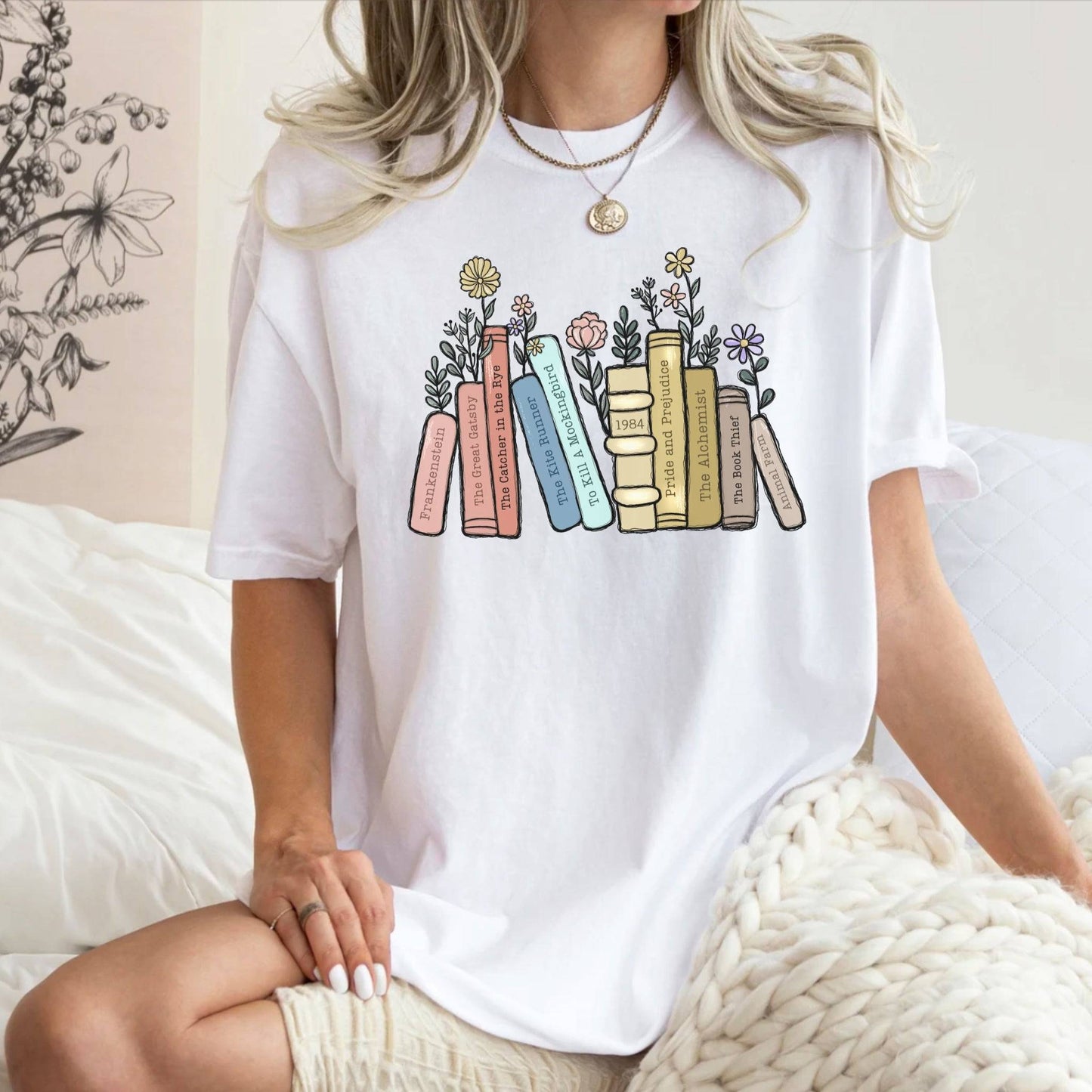 Custom Bookshelf T-shirt