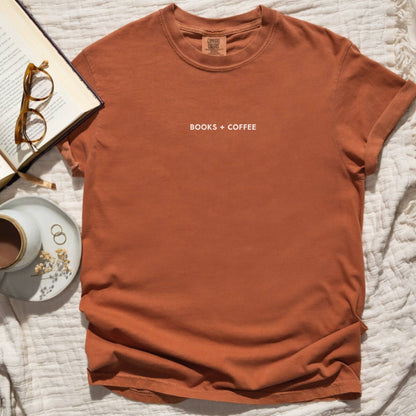 Books + Coffee T-shirt