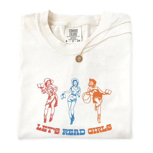 Retro Let's Read Girls T-shirt