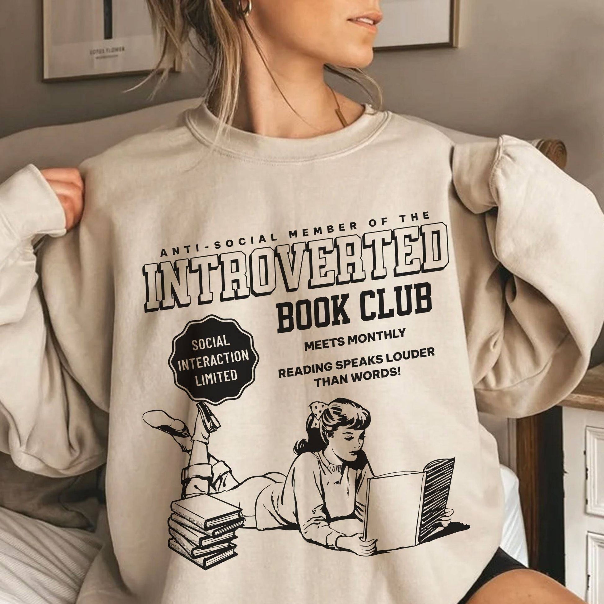 Introverted Book Club Sweatshirt