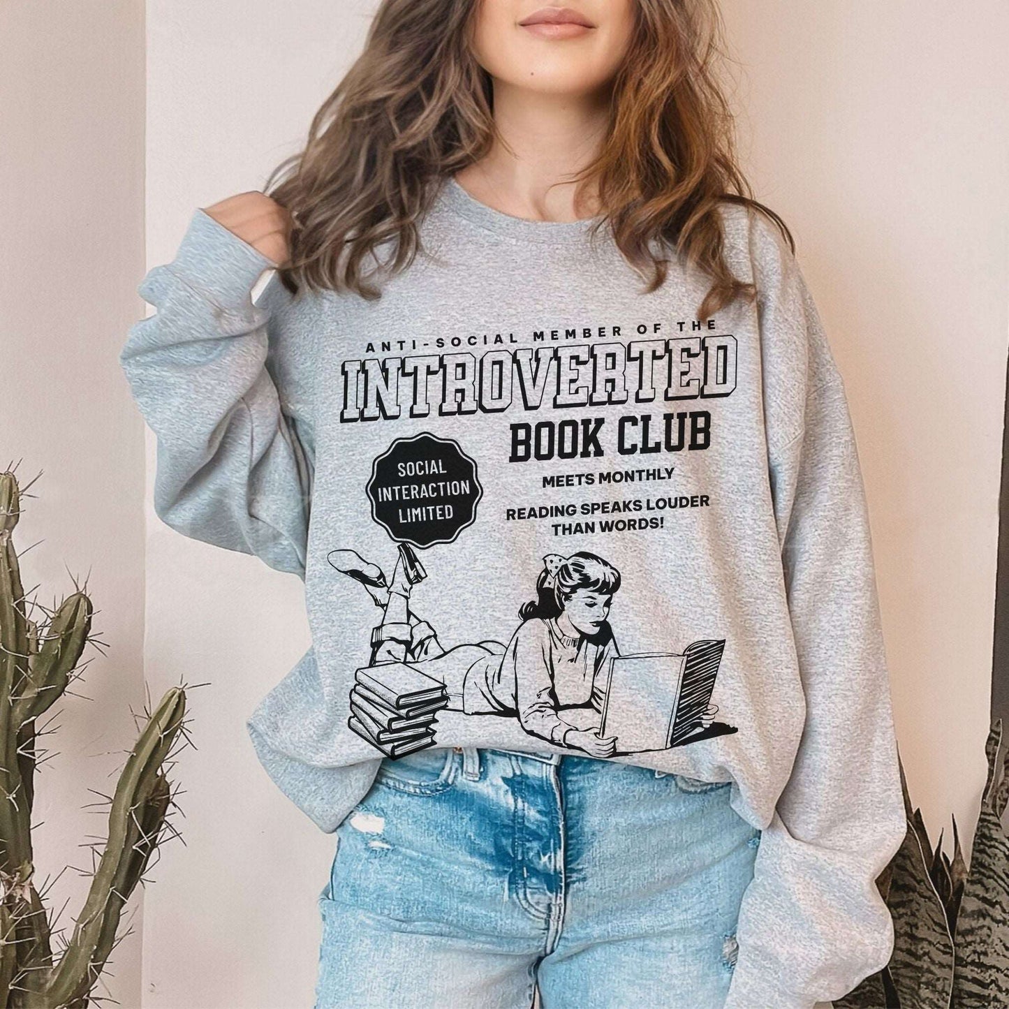 Introverted Book Club Sweatshirt