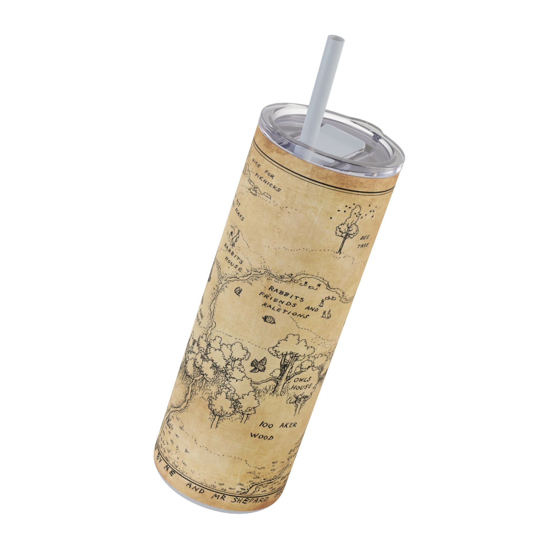 Vintage Winnie-The-Pooh the Hundred Acre Woods Tumbler