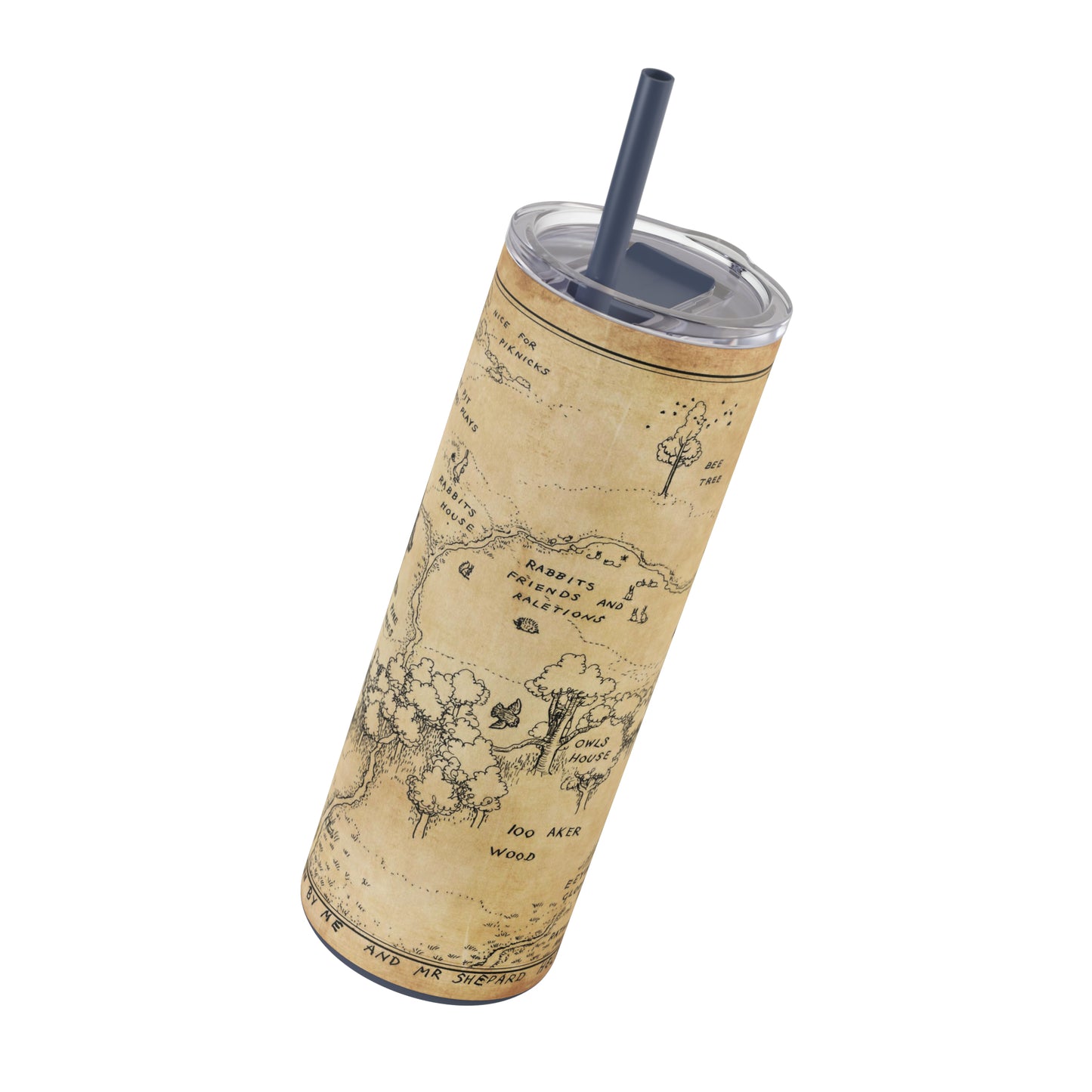 Vintage Winnie-The-Pooh the Hundred Acre Woods Tumbler